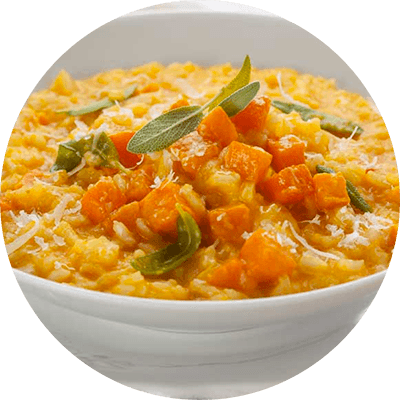 Risotto zucca e salvia